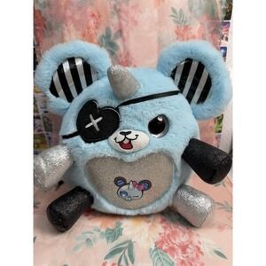 ZURU‎ Rainbocorns Monstercorn Vampire Rat Plush 10" Blue Unicorn Stuffed Toy